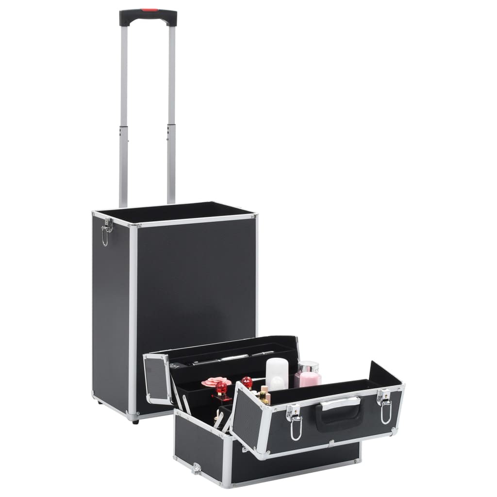 Make-up Trolley Aluminium Black 15 Make-up Trolley Aluminium Black